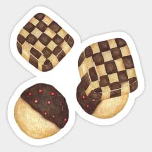 Choco Cookie Set Sticker